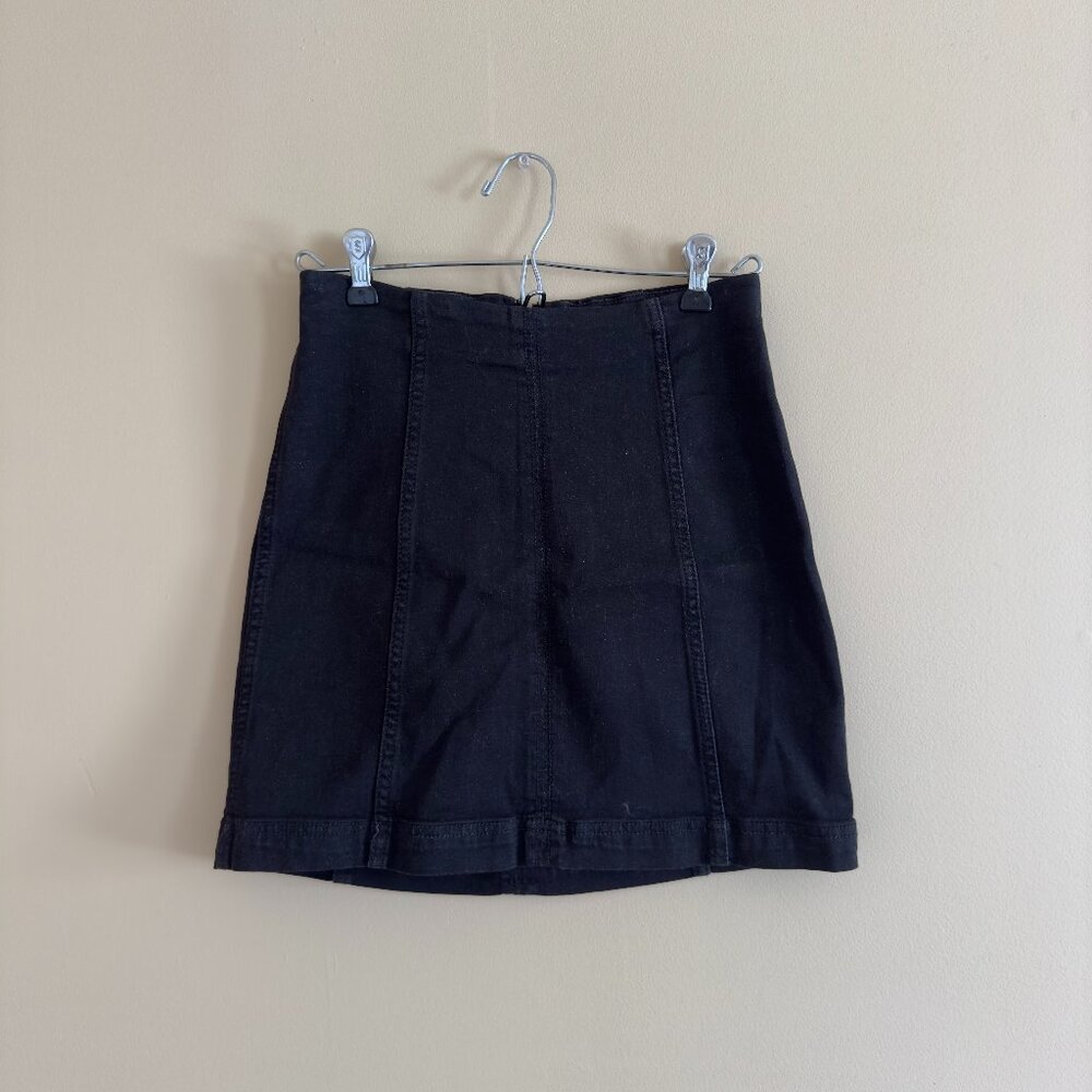Free People Modern Femme Denim Mini Skirt